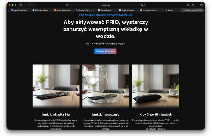 zrzut ekranu strony etuifrio.pl