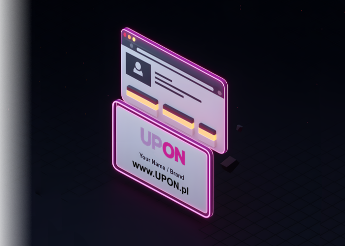 infografika wizytówka